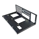 ALAMENGDA DIY Pc Test Bench, ATX Open Chassis Case Rack for ATX/M-ATX/ITX Motherboards,Widely Body Heat Dissipation Design Open Air Pc Case, SSD Motherboards Accessories