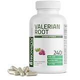 Bronson Valerian Root Capsules - Valerian Officinalis - Promotes Relaxation - Non-GMO, Soy-Free Gluten-Free, 240 Vegetarian Capsules