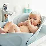 Frida Baby Soft Sink Baby Bath|Easy to Clean Baby Bathtub + Bath Cushion That Supports Baby's Head