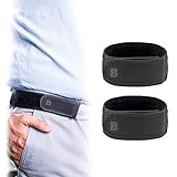 BeltBro Titan No Buckle Elastic Belt For Men — Pair of Large Fits 1.5 Inch Belt Loops, Comfortable and Easy To Use — Guaranteed to Fit All Pants Attaches To Two Loops