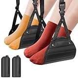 SZXYX Foot Hammock for Plane Travel (2 Pack), Memory Foam Airplane Foot Hammock Provides Foot Rest for Air Travel, Portable Airplane Travel Essentials & Long Flight Must Haves