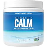 Natural Vitality Calm, Magnesium Citrate Supplement, Anti-Stress Drink Mix Powder, Unflavored - 8 Ounce (Packaging May Vary)