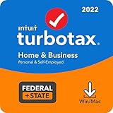 TurboTax Home & Business 2022 Tax Software, Federal and State Tax Return, [Amazon Exclusive] [PC/MAC Download]