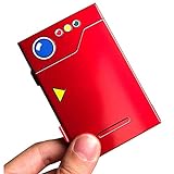 SpunKo Premium Game Card Case for Nintendo Switch, Portable & Thin, Aluminum Game Storage Card Holder Box Suitable for 6 Game Cards (Red)