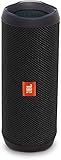 JBL Flip 4 Waterproof Portable Bluetooth Speaker (Black) (Renewed)