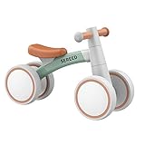 SEREED Baby Balance Bike for 1 Year Old Boys Girls 12-24 Month Toddler, 4 Wheels Toddler First Birthday Gifts