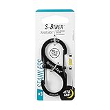 Nite Ize LSB3-01-R6 S-Biner SlideLock Dual Locking Carabiner, Size #3, Stainless