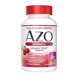 AZO Cranberry Urinary Tract Health Supplement, 1 Serving = 1 Glass of Cranberry Juice, Sugar Free Cranberry Pills, Non-GMO 100 Softgels