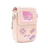 GeekShare Pink Game Girl Crossbody Bag Backpacks Bag Purse with DIY Card Slot For Women, Convenient, Fashion & Light weight