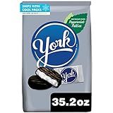 YORK Dark Chocolate Peppermint Patties, Candy Party Pack, 35.2 oz