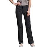 Dickies womens Relaxed Straight Stretch Twill pants, Black, 14 Long US