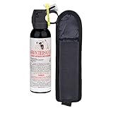 SABRE Frontiersman 7.9 oz. Bear Spray, Maximum Strength 2.0% Major Capsaicinoids, Powerful 30 ft. Range Bear Deterrent, Outdoor Camping & Hiking Protection, Quick Draw Holster & Multipack Options