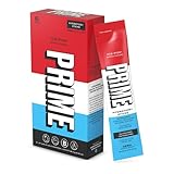 Prime Hydration+ Stick Pack | Electrolyte Drink Mix | 10% Coconut Water | 250mg BCAAs | Antioxidants | Naturally Flavored | Zero Added Sugar | Easy Open Single-Serving Stick | Ice Pop, 6 Sticks