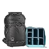 Shimoda Action X30 V2 Water Resistant Camera Backpack - Fits DSLR, SLR, Mirrorless Cameras, Batteries, Lenses, and Other Gear - Core Unit Modular Camera Inserts Included - Black 520-125