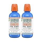 TheraBreath Fresh Breath Dentist Formulated Oral Rinse, Icy Mint, 16 Fl Oz (Pack of 2)