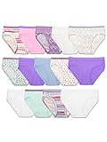 Fruit of the Loom Girls' Cotton Hipster Underwear, 14 Pack - Fashion Assorted, 6