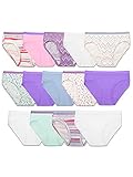 Fruit of the Loom Girls' Cotton Hipster Underwear, 14 Pack - Fashion Assorted, 6