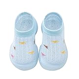 Infant Baby Boy Girls Toddlers Moccasins Lightweight Slip-on Sneakers Soft Rubber Anti-Slip Shoes for Boys Girls