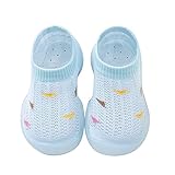 Infant Baby Boy Girls Toddlers Moccasins Lightweight Slip-on Sneakers Soft Rubber Anti-Slip Shoes for Boys Girls