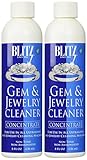 Blitz 653 Gem & Jewelry Non-Toxic Cleaner Concentrate for use in Cleaning Machines, 8 Ounces, 2-Pack