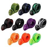 10Pcs Rod Sock Fishing Rod Sleeve Rod Cover Braided Mesh Rod Protector Pole Gloves Fishing Tools. Flat or Pointed End/Spinning or Casting Rods. for Casting Sea Fishing Rod/Spinning Fishing Rod