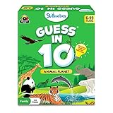 Skillmatics Card Game - Guess in 10 Animal Planet, Gifts for 6, 7, 8, 9 Year Olds and Up, Quick Game of Smart Questions, Fun Family Game