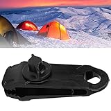 The Camping Tent Clip, 8 PCS. Outdoor 8Pcs Plastic Clip Canopy Awnings Wind Rope Clamp Windproof with Barbed Wind Rope Clamp Barb