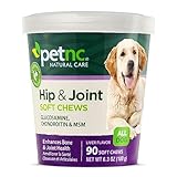 PetNC Natural Care Hip and Joint Soft Chews for Dogs, 90 Count,Liver,0.03 pounds