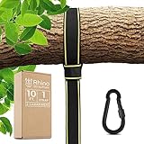 Tree Swing Strap Hanging Kit – 10ft Strap, Holds 2800 lbs (SGS Certified), Fast & Easy Way to Hang Any Swing