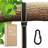 Tree Swing Strap Hanging Kit – 10ft Strap, Holds 2800 lbs (SGS Certified), Fast & Easy Way to Hang Any Swing