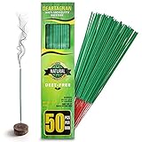 Mosquito Repellent Incense Sticks 50 Pieces per Box, Repellent for Patio/Natural Ingredients Citronella Oil/Lemongrass Oil/Made with Natural Based Essential - DEET Free - Mosquito Repellent Outdoor