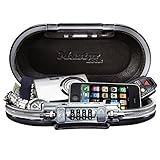 Master Lock Portable Small Lock Box, Set Your Own Combination Lock Portable Safe, Personal Travel Safe