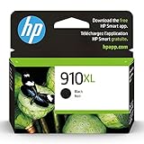 HP 910XL Black High-yield Ink Cartridge | Works with HP OfficeJet 8010, 8020 Series, HP OfficeJet Pro 8020, 8030 Series | Eligible for Instant Ink | 3YL65AN