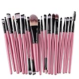 Ninasill Hot Brush, Exclusive 20pcs/Set Makeup Brush Set Tools Make-up (Black)