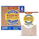 Fresh Cab Botanical Rodent Repellent - Environmentally Friendly, Keeps Mice Out, 4 Scent Pouches