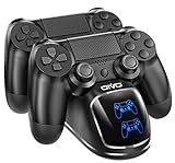 PS4 Controller Charger Dock Station, OIVO PS4 Controller Charging Dock Station with Upgraded 1.8-Hours Charging Chip, Charging Dock Station Replacement for Playstation 4 Dualshock 4 Controller Charger