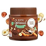 ChocZero Keto Milk Chocolate Hazelnut Spread - Keto Friendly, No Sugar Added, Best Low Carb Dessert, Perfect Topping for Almond Flour Pancakes, Naturally Sweetened with Monk Fruit (1 jar, 12 oz)