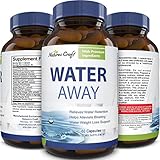 Water Away Diuretic Supplement with Dandelion Leaf – Bloat Relief Pills Weight Loss Relieve Swelling Water Retention – Natural Green Tea Extract Potassium Vitamin B6 for Men & Women