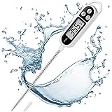 Digital Instant Read Meat Thermometer Kitchen Cooking Food Candy Thermometer for Oil Deep Fry BBQ Grill Smoker Thermometer by AikTryee