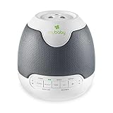 Homedics MyBaby SoundSpa Lullaby Sound Machine & Projector – Baby Sleep Machine Plays 6 Sounds & Lullabies, Projects Soothing Images - Auto-Off Timer Perfect for Naptime, Adjustable White Noise Volume