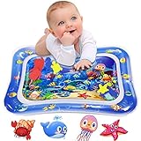 Infinno Inflatable Tummy Time Mat Premium Baby Water Play Mat for Infants and Toddlers Baby Toys for 3 to 24 Months, Strengthen Your Baby's Muscles, Portable