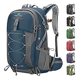 Maelstrom Hiking Backpack,Camping Backpack,40L Waterproof Hiking Daypack with Rain Cover,Lightweight Travel Backpack,Blue