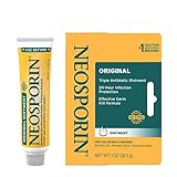 Neosporin Original Antibiotic Ointment, 24-Hour Infection Prevention for Minor Wound, 1 oz