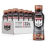 Muscle Milk Pro Advanced Nutrition Protein Shake, Knockout Chocolate, 11.16 Fl Oz (Pack of 12), 32g Protein, 1g Sugar, 16 Vitamins & Minerals, 5g Fiber, Workout Recovery, Energizing Snack, Packaging May Vary