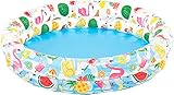 Intex Inflatable Stars Kiddie 2 Ring Circles Swimming Pool (48' X 10') [Assorted Styles]