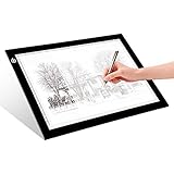 LitEnergy A4 LED Copy Board Light Tracing Box, Ultra-Thin Adjustable USB Power Artcraft LED Trace Light Pad for Tattoo Drawing, Diamond Painting, Streaming, Sketching, Animation, Stenciling