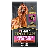 Purina Pro Plan Sensitive Skin and Stomach Dog Food Salmon and Rice Formula - 30 lb. Bag