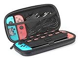 Amazon Basics Carrying Case for Nintendo Switch and Accessories - 10 x 2 x 5 Inches, Black
