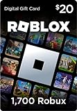 Roblox Digital Gift Code for 1,700 Robux [Redeem Worldwide - Includes Exclusive Virtual Item] [Online Game Code]