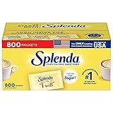 Splenda No Calorie Sweetener Value Pack, 800 Individual Packets (Pack of 1), 28.22 Ounce